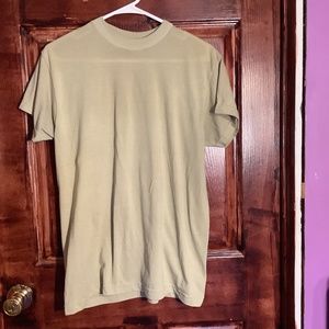 Men’s Military Khaki T-shirt Size M Tan